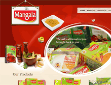 Tablet Screenshot of mangalafoods.com